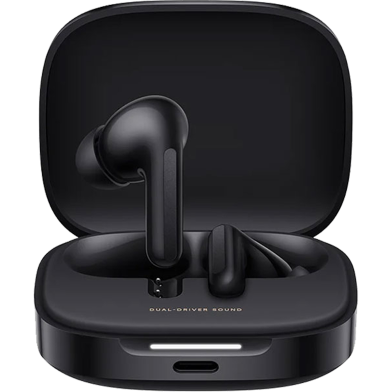Redmi Buds 6 Upto 49db ANC Bluetooth Earbuds - Black image