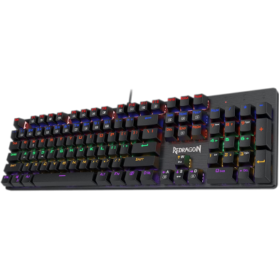 REDRAGON K608 RAINBOW VALHEIM WIRED BLACK MECHANICAL KEYBOARD image