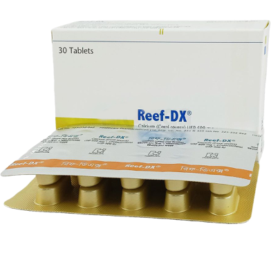 Reef-DX 600 mg 10's Strip Tablet image