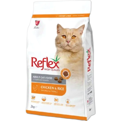 Reflex Adult Dry Cat Food - Chicken and Rice 2kg | Reflex High Quality Cat Food image