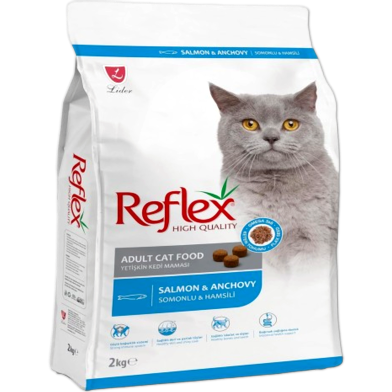 Reflex Adult Dry Cat Food - Salmon and Anchovy 2kg | Reflex High Quality Cat Food image