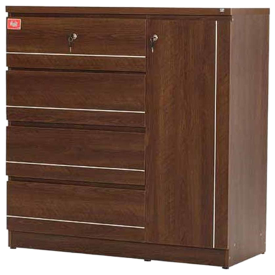 Regal Claire Laminated Board Wardrobe Antique WDH-102-1-1-20 image