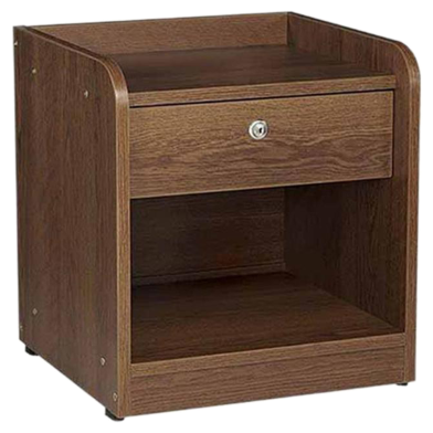 Regal Harper Laminated Board Bed Side Table Antique image