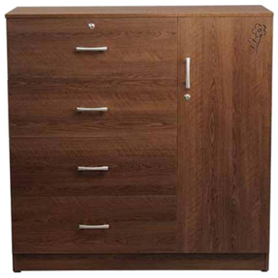 Regal Harper Laminated Board Wardrobe Antique WDH-101-1-1-20(2PART) image