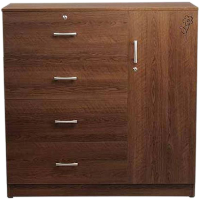 Regal Harper Laminated Board Wardrobe Antique image