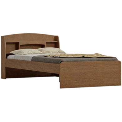 Regal Laminated Board Single Bed Antique image