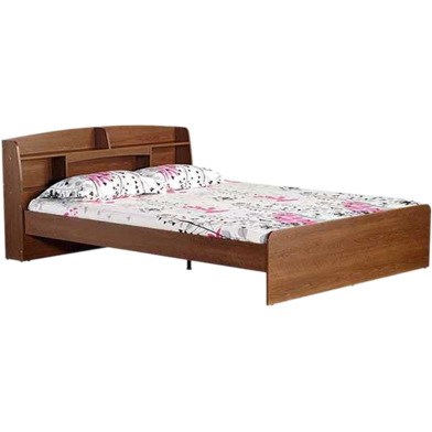 Regal Laminated Board Venus Semi Double Bed Antique image