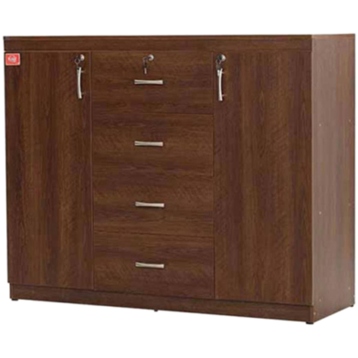 Regal Marina Laminated Board Wardrobe Antique WDH-105-1-1-20 image