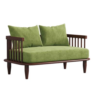 Regal Wooden Double Sofa - Havana - (SDC-351-3-1-20( Fabric - SF-2121) | image