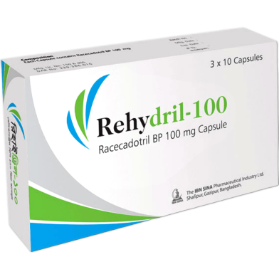 Rehydril 100 mg Capsule 10's strip image
