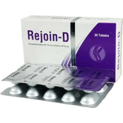 Rejoin-D 750 Mg, 50 Mg Tablet 10'S Strip image
