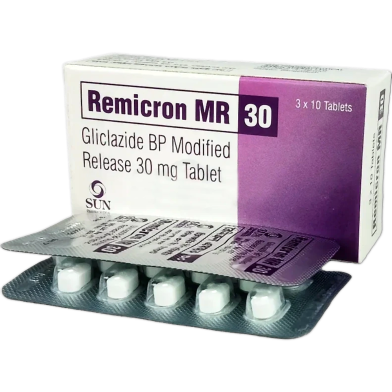 Remicron MR 30 mg Tablet (Modified Release) 10's Strip image