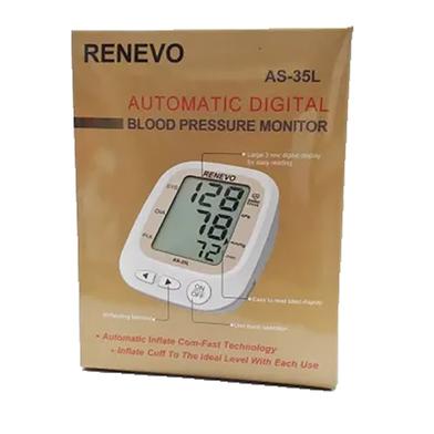 Renevo Fully Automatic Upper Arm Digital Blood Pressure Monitor Apparatus And Testing Machine, Separate Cuff, LCD Display With USB Port With 3 Year Warranty image