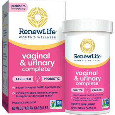 Renew Life Vaginal and Urinary Complete 60 Capsules - No Barcode 103 image
