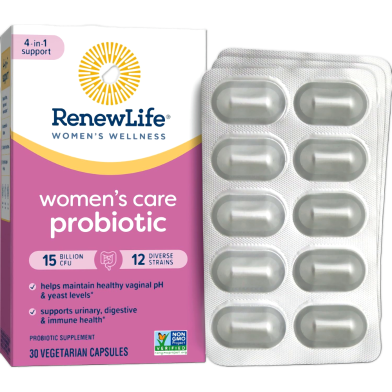 Renew Life Women's Care Probiotic 15 Billion 30 Capsules - 631257158727 image