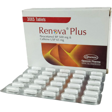 Renova Plus 500 mgPlus 65 - 10's Strip Tablet image