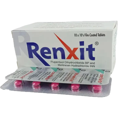 Renxit 0.5 mg, 10 mg Tablet 10's Strip image