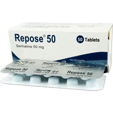 Repose 50 mg Tablet 10's Strip image