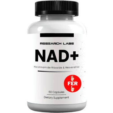 Research Labs NAD Plus Nicotinamide Riboside and Resveratrol 60 Capsules image