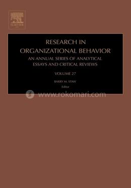 Research in Organizational Behavior