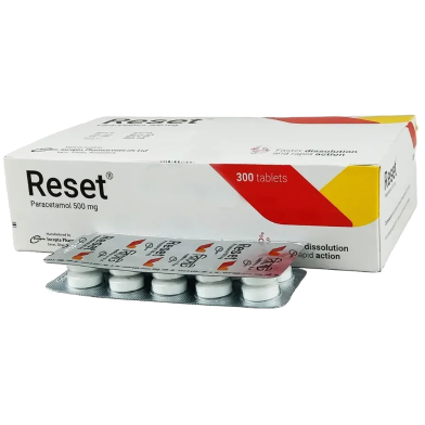 Reset 500 Mg Tablet 10's Strip image