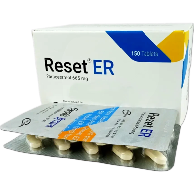 Reset Er 665 Mg Tablet 15's Strip image