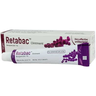 Retabac 1 Percent Ointment 10gm Tube image