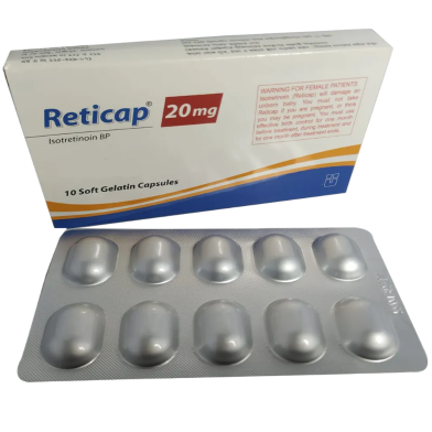 Reticap 20 mg Capsule 10's pack image