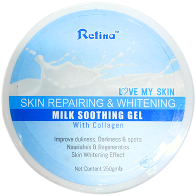 Retina Skin Repairing And Whitening Milk Soothing Gel 250gm image
