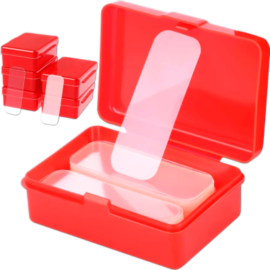 Reusable Multifunctional Double Sided Adhesive Clear Tape Sticky Transparent Tape 60Pcs image