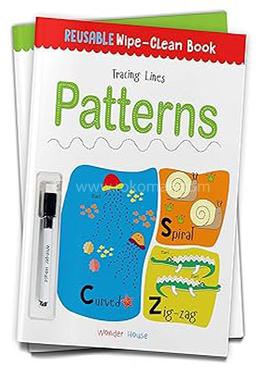 Reusable Wipe And Clean Book (Tracing Lines Patterns)