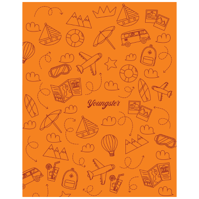 Reverie 200 Page Ruled Demy Spiral Notebook - Youngster (Basanti) image