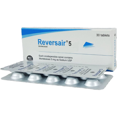 Reversair 5 mg 10's Strip Tablet image