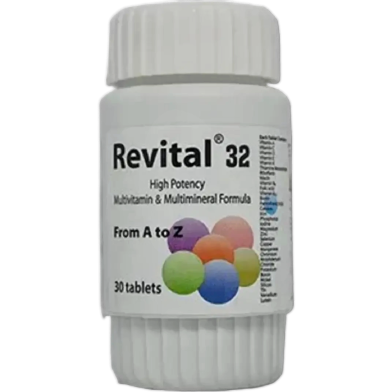 Revital 32 Tablet 30's pack image