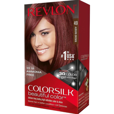 Revlon Colorsilk Auburn Brown Hair Color 49 image