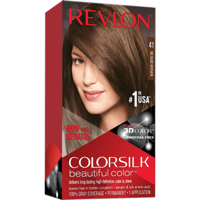Revlon Colorsilk Beautiful Hair Color 41 Medium Brown image