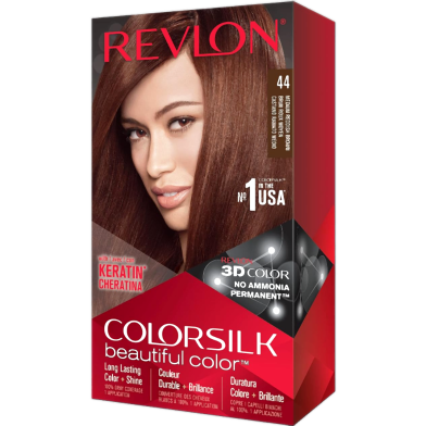 Revlon Colorsilk Beautiful Hair Color 44 Medium Reddish Brown image