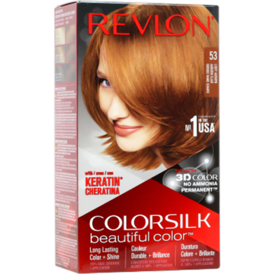 Revlon Colorsilk Beautiful Hair Color - 53 Light Auburn Clair image