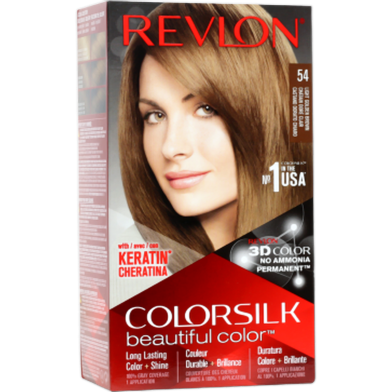Revlon Colorsilk Beautiful Hair Color - 54 Light Golden Brown image