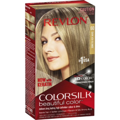 Revlon Colorsilk Beautiful Hair Color 60 Dark Ash Blonde image