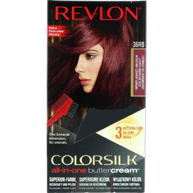 Revlon Colorsilk Buttercream Lasting Colour 36 Vivid Red Burgundy image