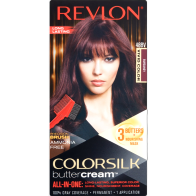 Revlon Colorsilk Buttercream Lasting Color - 48 Vivid Burgundy image