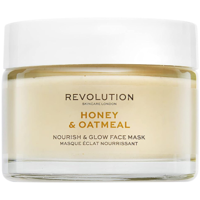 Revolution Honey And Oatmeal Nourish And Glow Face Mask - 50ml image