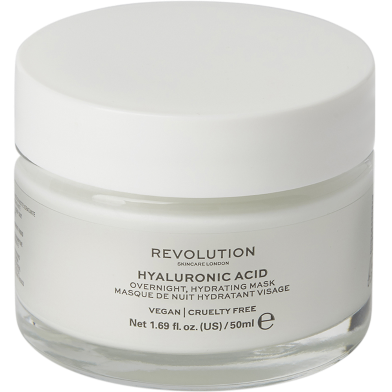 Revolution Skin Care London Hyaluronic Acid Overnight Hydrating Mask – 50ml image