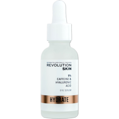 Revolution Skincare Under Eye Serum 5 Percent Caffeine Solution Hyaluronic Acid 30ml image