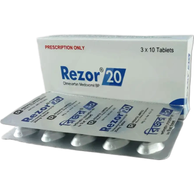Rezor 20 mg Tablet 10's Strip image