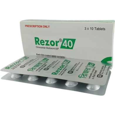 Rezor 40mg Tablet 10's Strip image