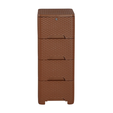 Rfl Caino Closet 4 Drawer - Eagle Brown image