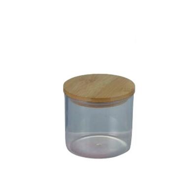 Rfl Crystal Jar With Bamboo Lid 500 ML image