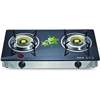 Rfl Double Glass Auto Gas Stove 26 Gr Lpg image